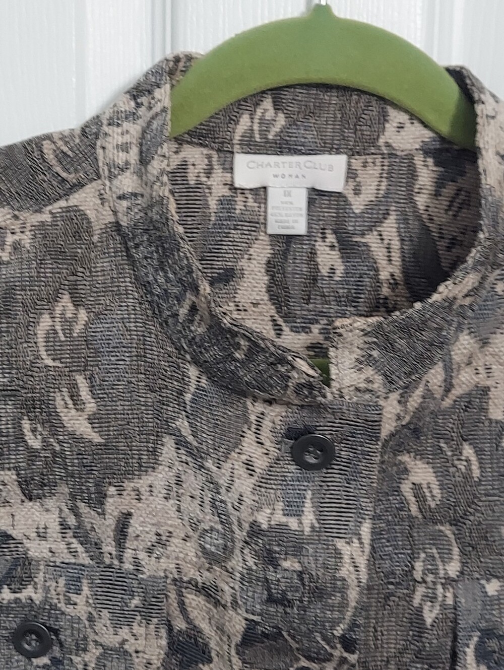 Charter Club Tapestry Jacket - Picture 4 of 10